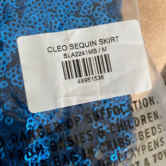 SLA The Label Cleo Sequin Skirt - Picture 3 of 12